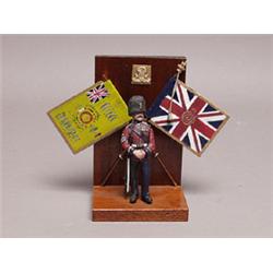 British Palace Guard Egypt Lanacster Fusilier Painted Metal Figure