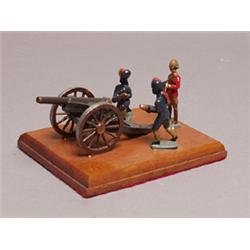 Four PIece British India Artillery Group