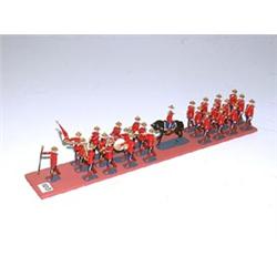 26 Painted Metal Figures R.C.M.P. Marching Band