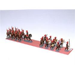 26 Painted Metal British Raj  Band & Guard