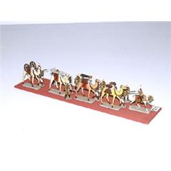 15 French Moroccan Guards & Camels