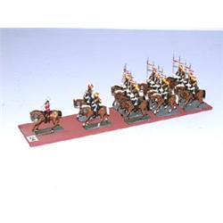 15 painted Metal British Raj Lancers