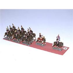 British Raj Painted Metal Mounted Band