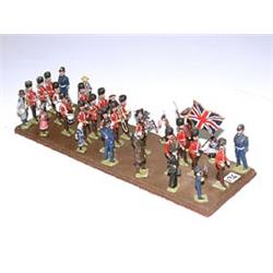 British Band and Onlookers