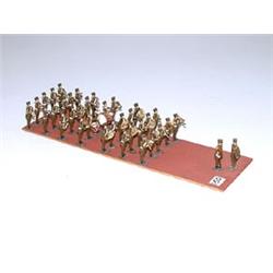 Big Band British 37 Pieces Painted Metal