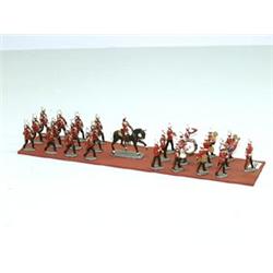 26 British Painted Metal Band & Guard Figures