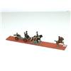 Image 1 : 6 Figures Painted Metal British Group Gun Carriage