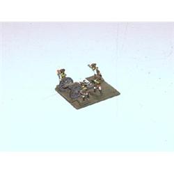 Painted Metal Artillery Unit 5 Pieces