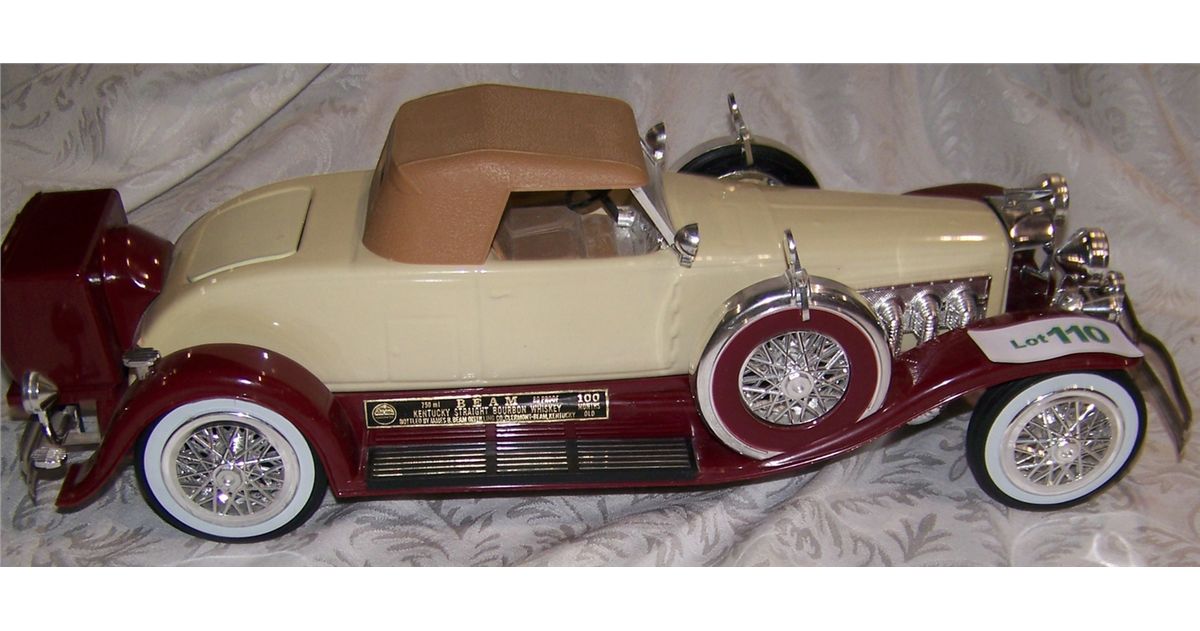 JIM BEAM DECANTER, FULL. 1935 (100 MONTHS OLD) VERY RARE & COLLECTIBLE