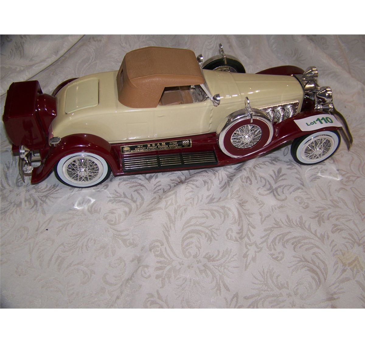 JIM BEAM DECANTER, FULL. 1935 (100 MONTHS OLD) VERY RARE & COLLECTIBLE