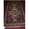 Image 2 : AFGHAN HAND WOVEN WOOL RUG, 77' L X 48W.