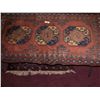 Image 1 : GORGEOUS ANTIQUE HAND WOVEN AFGHAN WOOL RUG 66 X 40