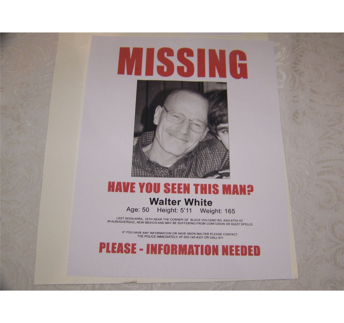 missing walter white