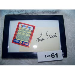 ROGER MARRIS HAND SIGNED AUTOGRAPH CUT OUT