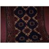 Image 2 : HAND WOVEN TUKOMEN STYLE SEMI ANTIQUE WOOL RUG