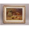 Still Life Oil on Panel By Georg Vilhem Pauli