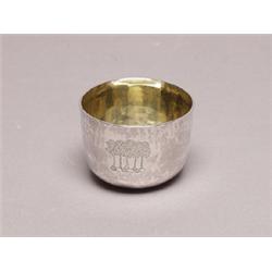 Early Georgian Parcel Gilt Tumbler