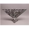 Art Deco Silvered Bronze Menorah