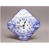 German 8 Day Enamel Face Clock