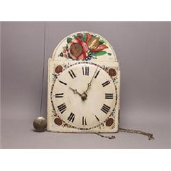 Rare Old Late 18th C. Continental Clock