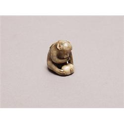 Late 19th C. Signed Japanese Netsuke