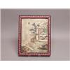 Image 1 : 19th C. Carved & Painted Bone on Silk Panel