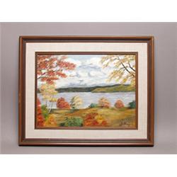 B. Major Oil On Board, September Landscape