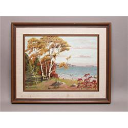 F.A. Campbell Oil on Board, Great Lakes