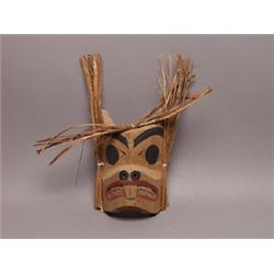 Robert Thomas Beaver Mask Cedar Bark Trim