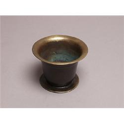 18th C. Nicely Patinated Continental Bronze Mortar
