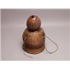 19th C. Oriental Basketry Covered Gourd
