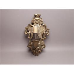 Antique Venetian Gilt Wood Candle Sconce
