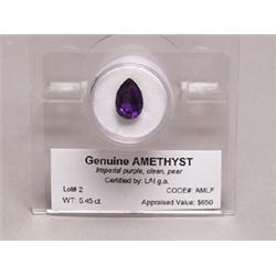 Amethyst 5.45 CT