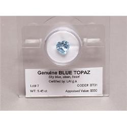 Blue Topaz 5.45 CT