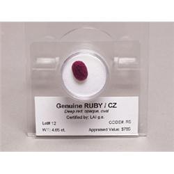 Ruby & CZ 4.65 CT