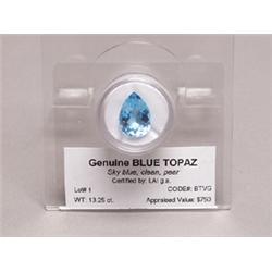 Blue Topaz 13.25 CT