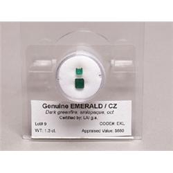 Emerald & CZ 1.3 CT