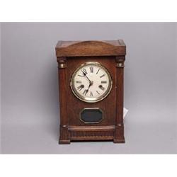 German Junghans 8-day oak mantle clock 