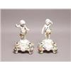 Pair of Dresden Putti Figurals 