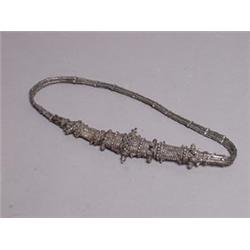 Heavy Middle Eastern Fine Silver Belt Circa 1900