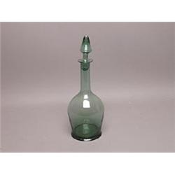 Olf Green Glass German Decanter