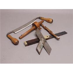 Five Old Carpenters Tools 