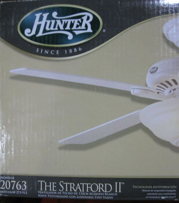 Hunter Gallery Edition 5 Blade Ceiling Fan