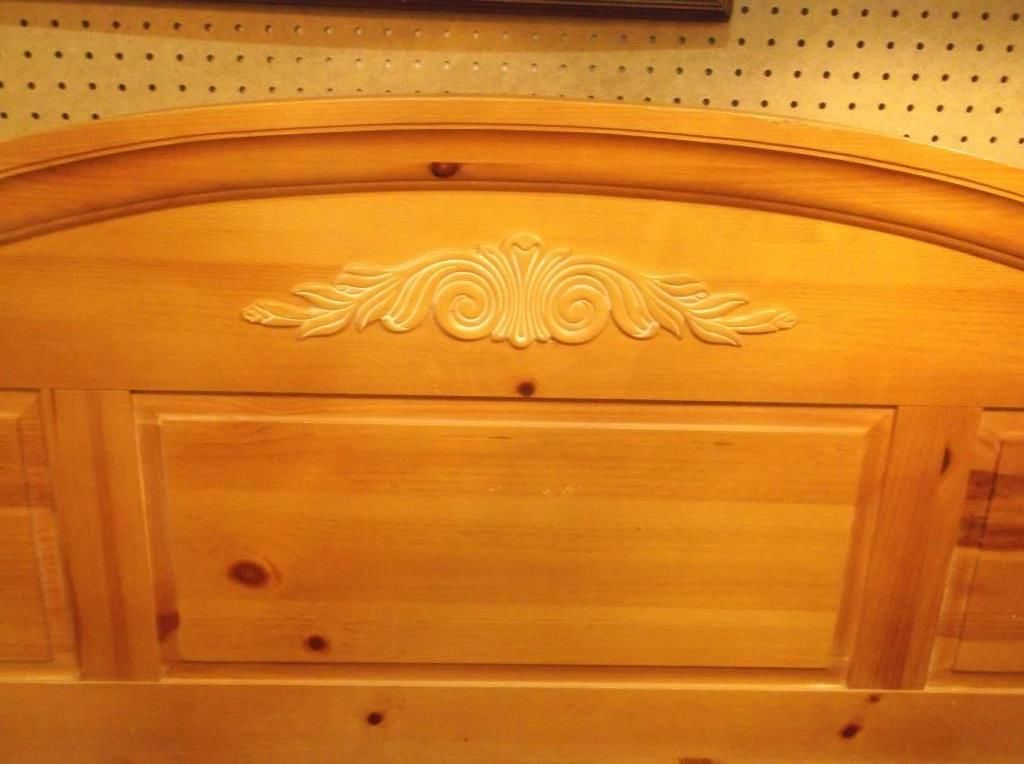 Knotty Pine Bed