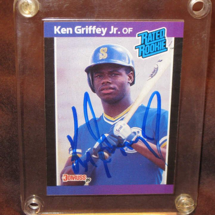 Ken Griffey Jr. Signed Rookie Card, No, 33