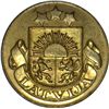 Image 2 : Latvia 1932 1 & 2 Santims Proof Pair - NGC PF66RB,PF65RB