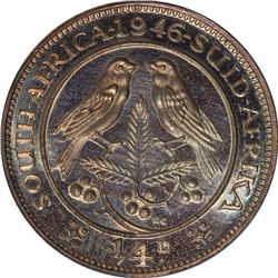 South Africa 1946 8 Coin Proof Set (Mintage 150) - ex Remick