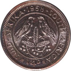 South Africa 1958 11 Coin Proof Set (Mintage 360) - ex Remick