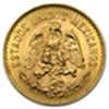 Gold Mexican 5 Pesos BU