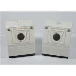 Vintage 1950's Westinghouse Washer & Dryer Salt & Pepper Shaker, Rare!